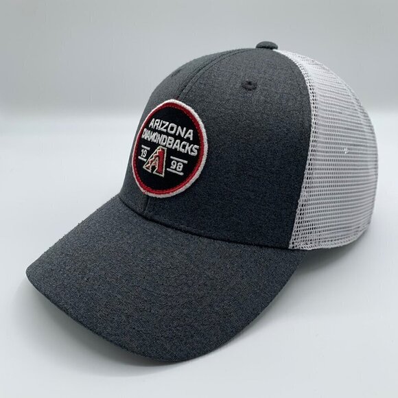 Arizona Diamondbacks MLB Gray White Fan Favorite Snapback Trucker Hat - Picture 1 of 6